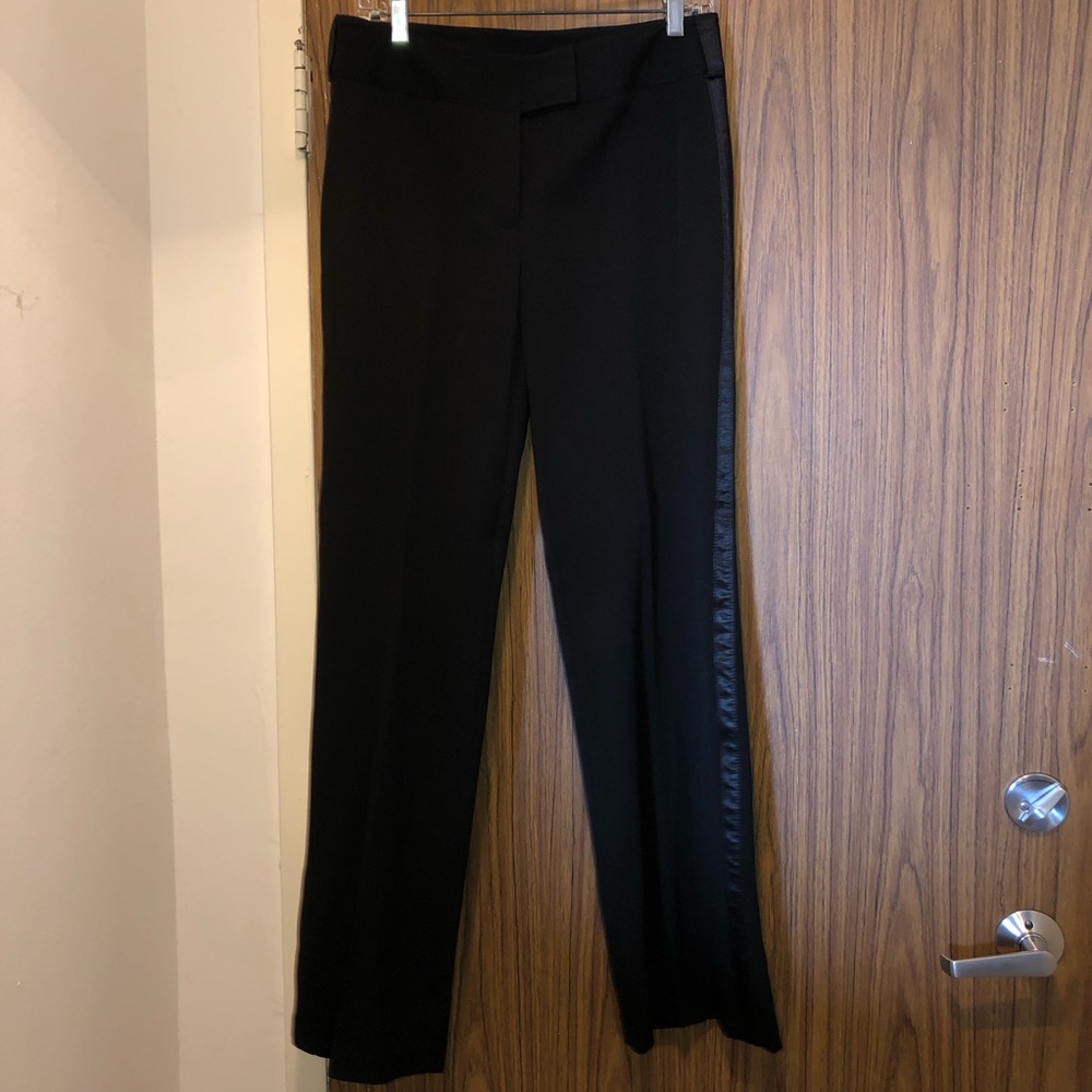Elegant Black Women's Pants - size 6 - tuxedo style pants.